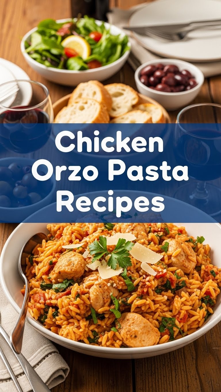 Chicken Orzo Pasta Recipes