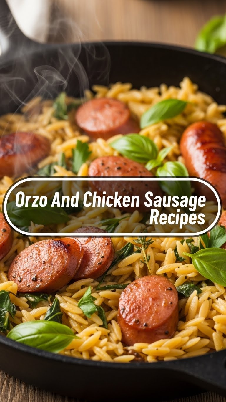 Orzo And Chicken Sausage Recipes