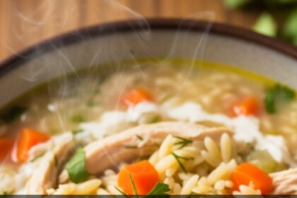 Creamy Chicken Orzo Soup Recipes