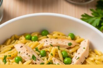 Chicken Orzo Peas Recipes