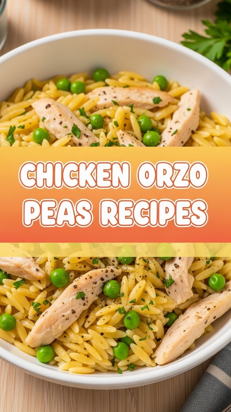 Chicken Orzo Peas Recipes