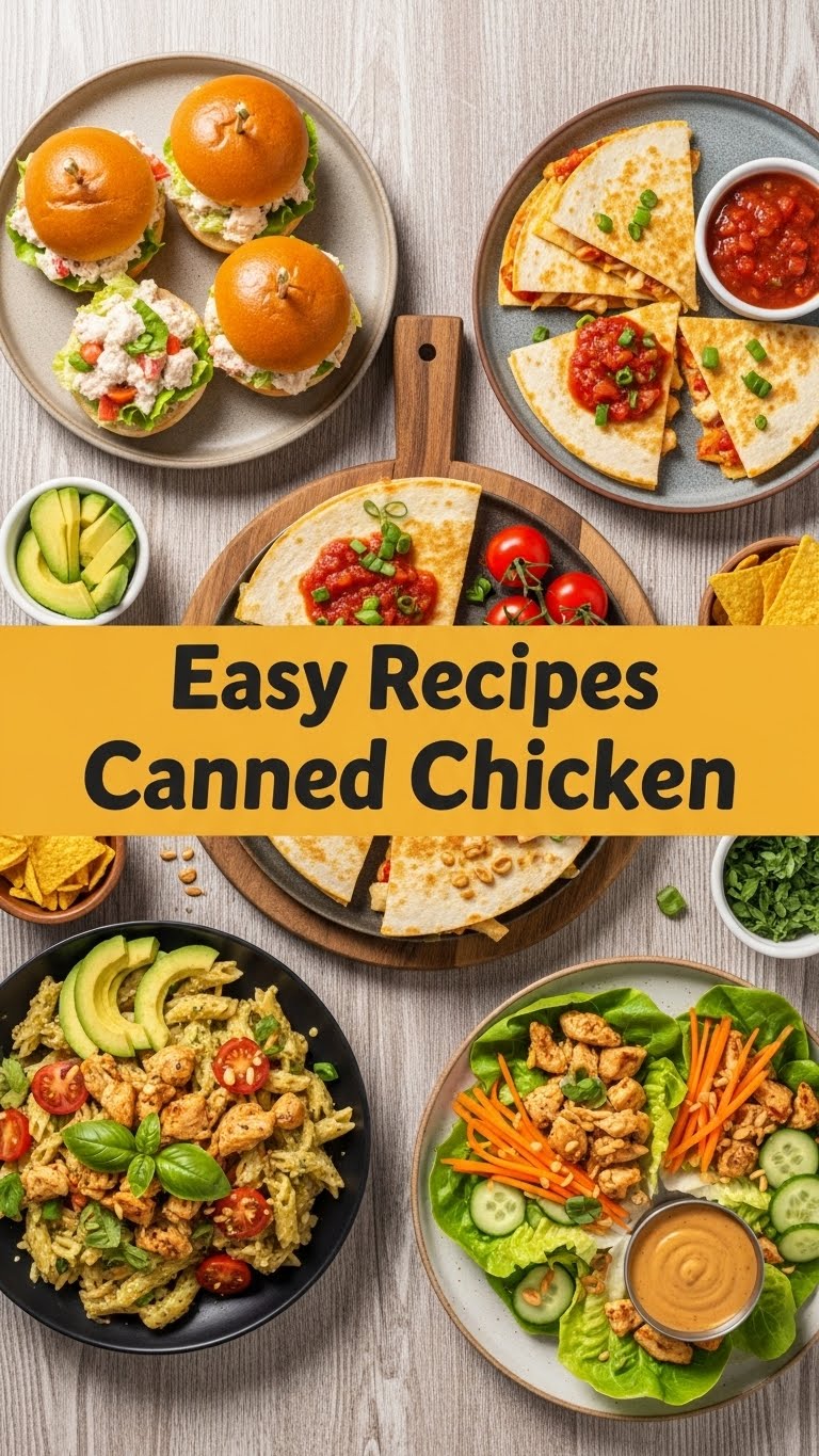 Easy Recipes Canned Chicken