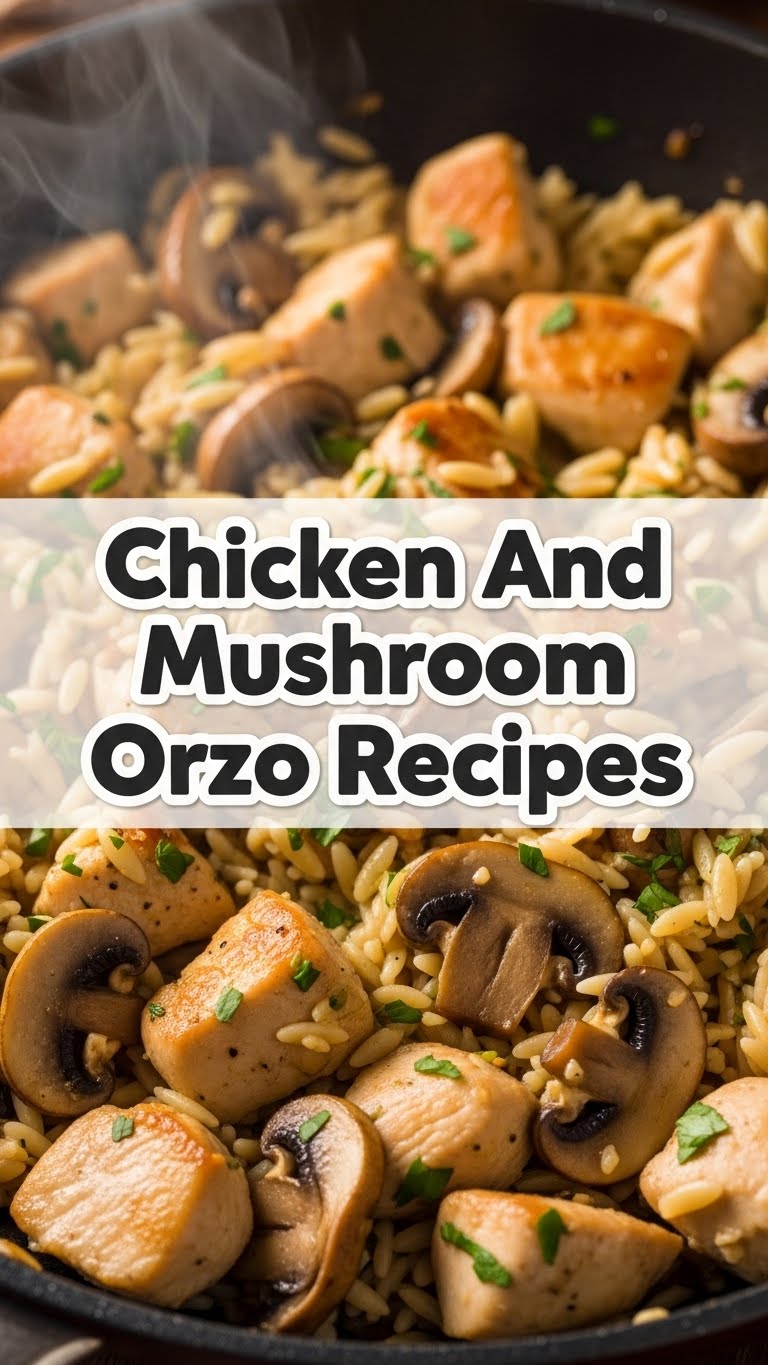 Chicken And Mushroom Orzo Recipes