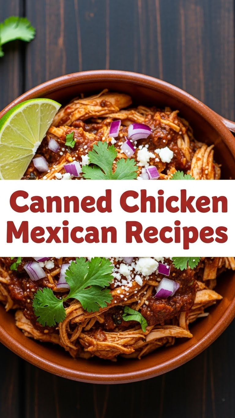 Canned Chicken Mexican Recipes