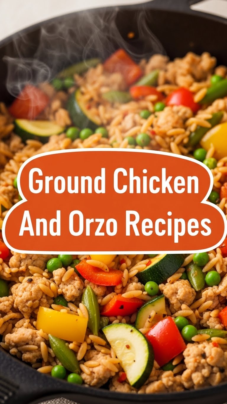 Ground Chicken And Orzo Recipes