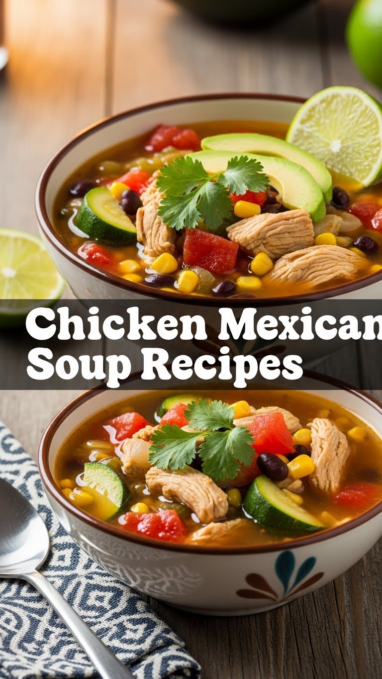 Chicken Mexican Soup Recipes