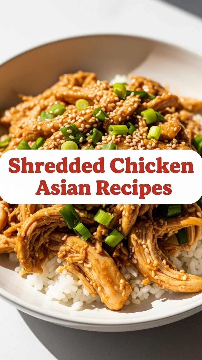 Shredded Chicken Asian Recipes