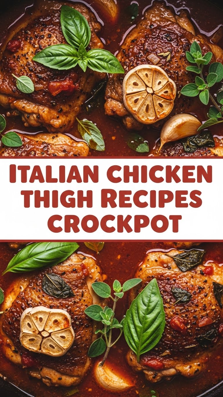 Italian Chicken Thigh Recipes Crockpot