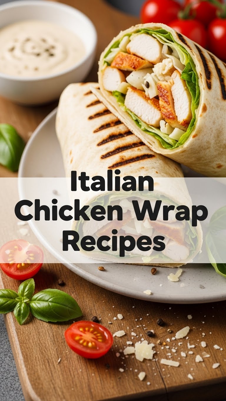 Italian Chicken Wrap Recipes