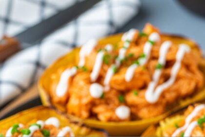 Spaghetti Squash Recipes Buffalo Chicken