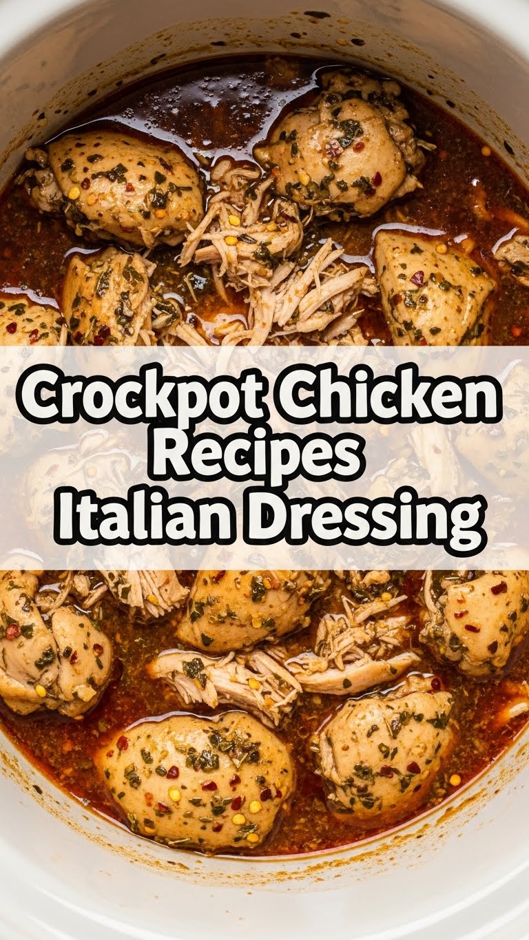 Crockpot Chicken Recipes Italian Dressing