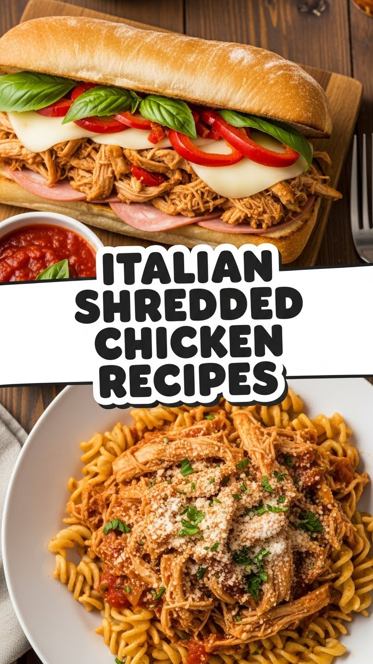 Italian Shredded Chicken Recipes