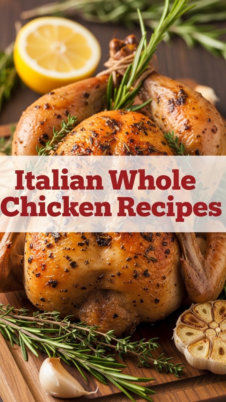 Italian Whole Chicken Recipes
