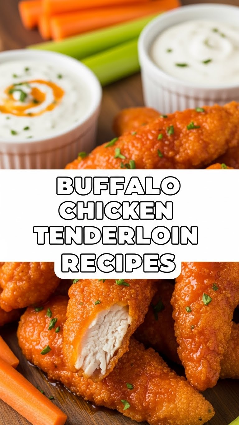 Buffalo Chicken Tenderloin Recipes