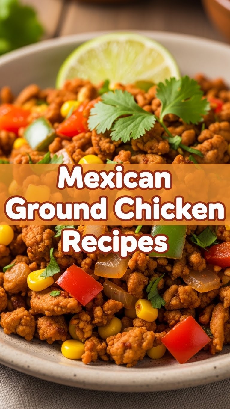 Mexican Ground Chicken Recipes