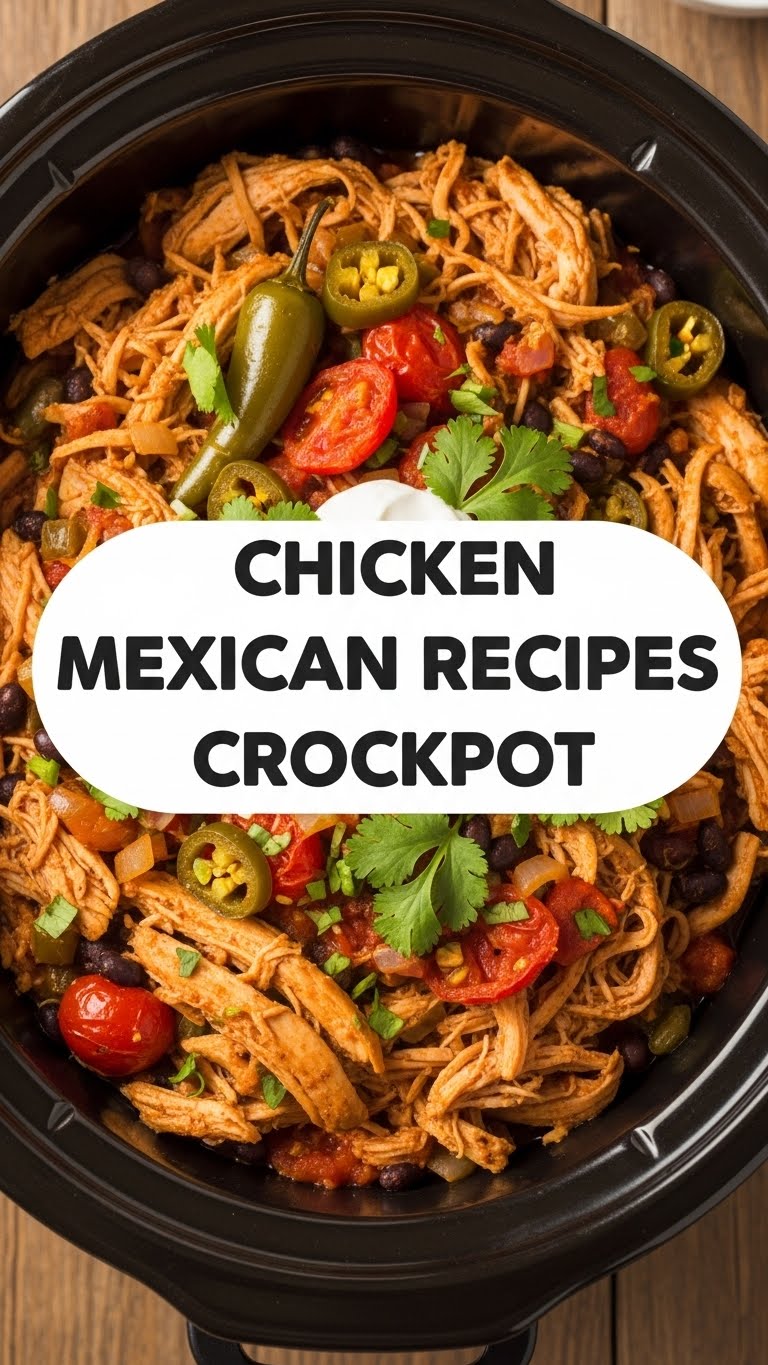 Chicken Mexican Recipes Crockpot