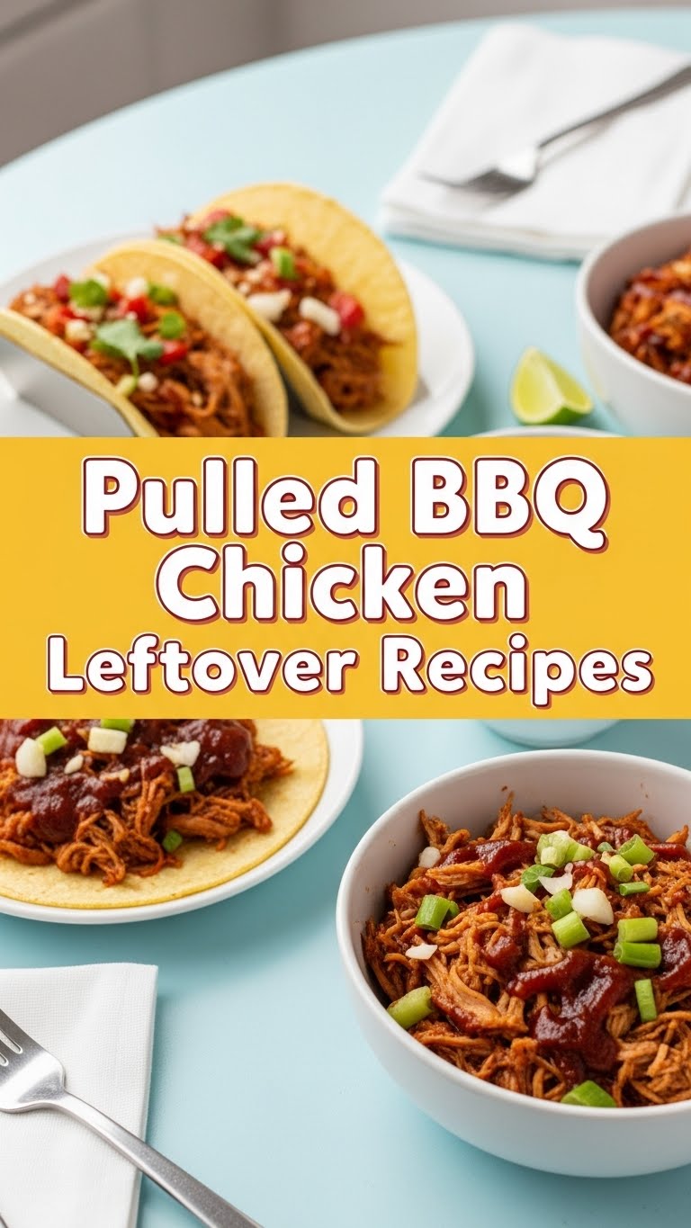 Pulled BBQ Chicken Leftover Recipes