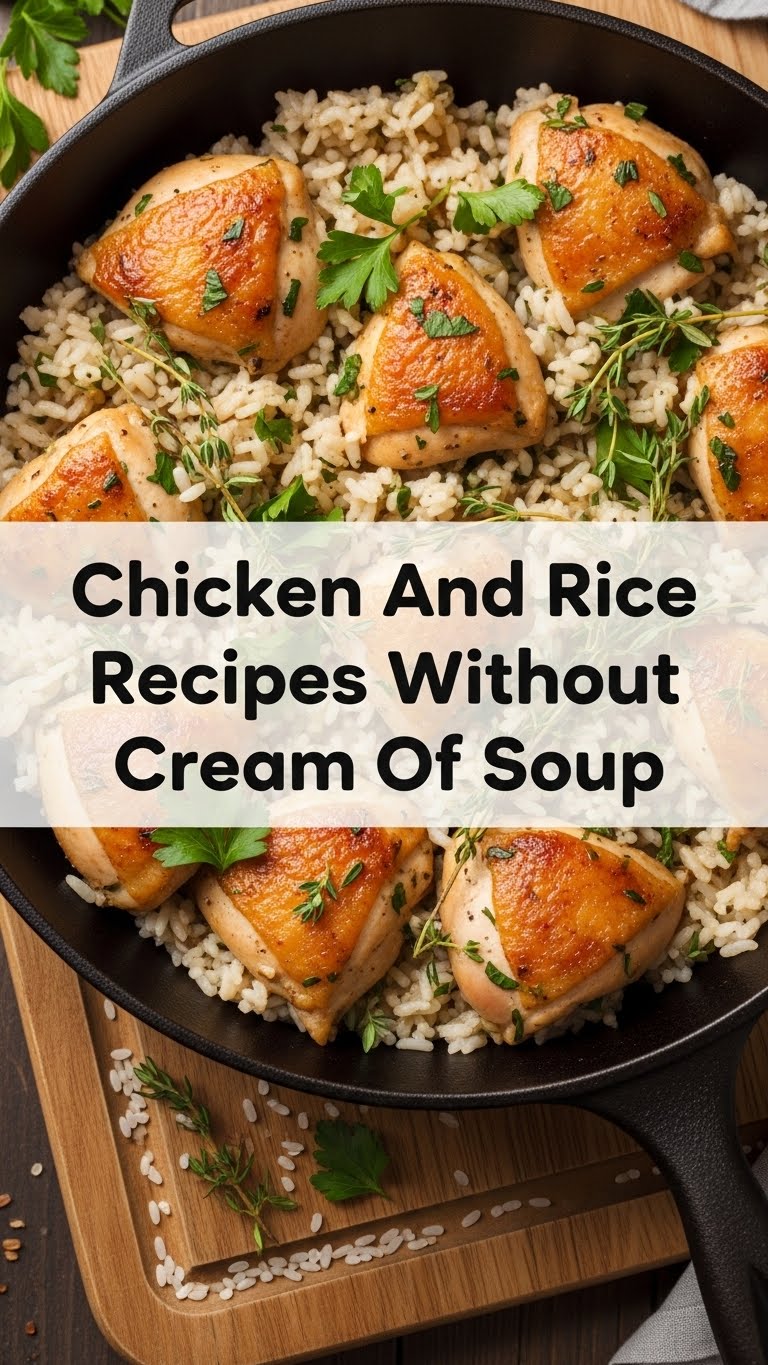 Chicken And Rice Recipes Without Cream Of Soup