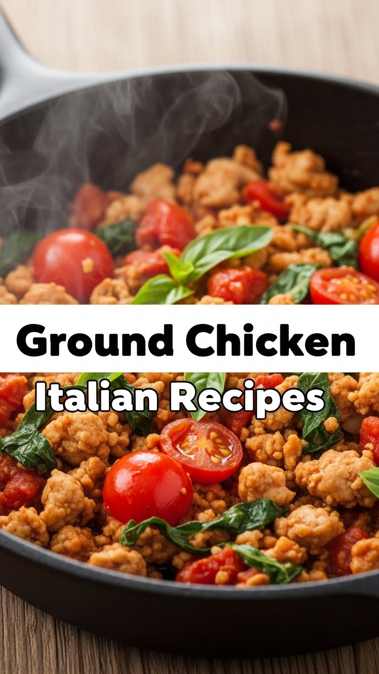 Ground Chicken Italian Recipes