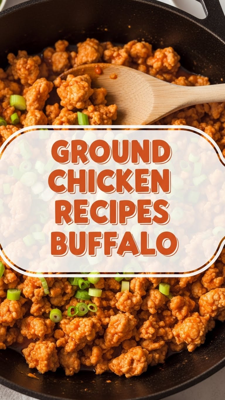 Ground Chicken Recipes Buffalo