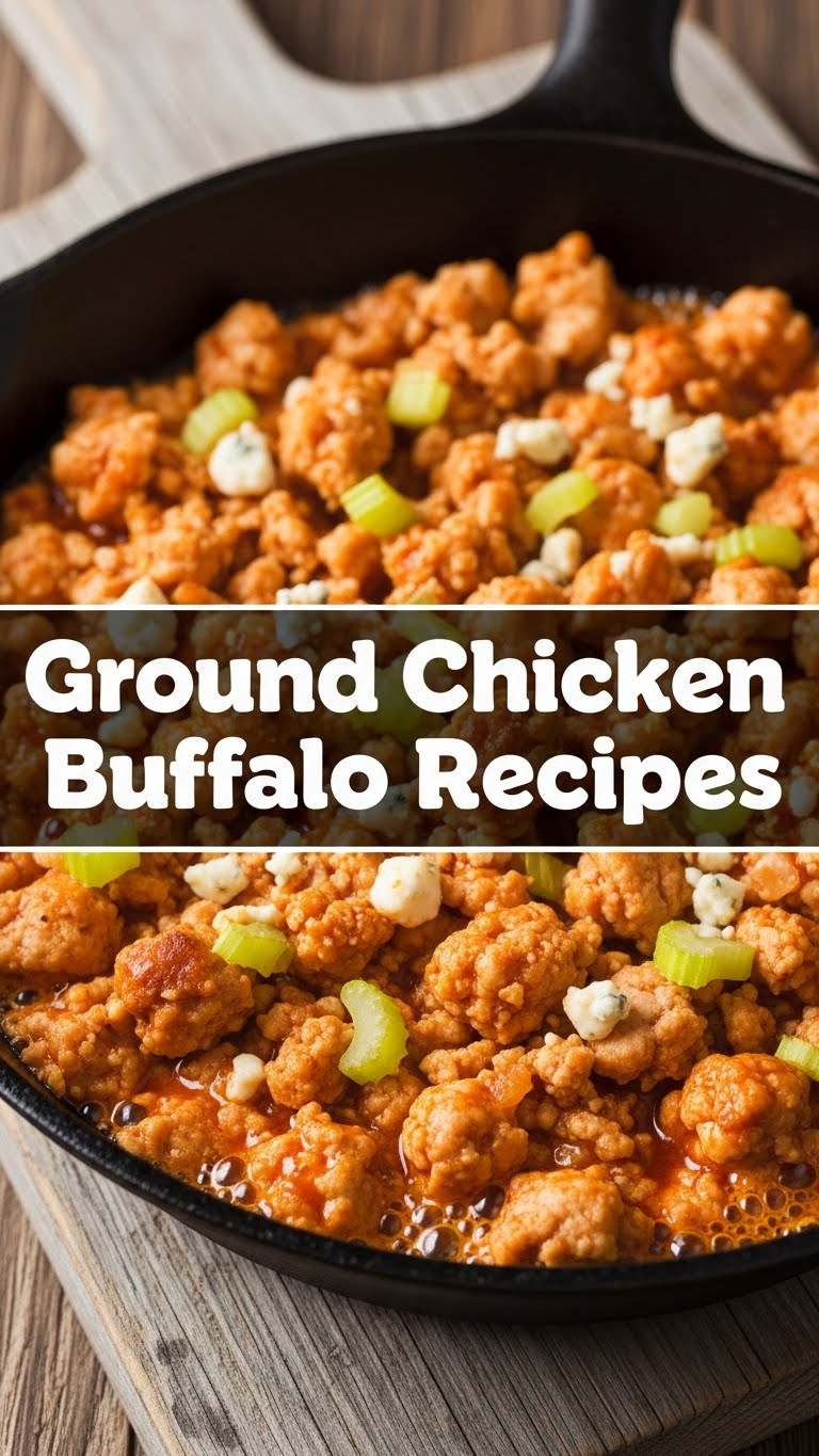 Ground Chicken Buffalo Recipes