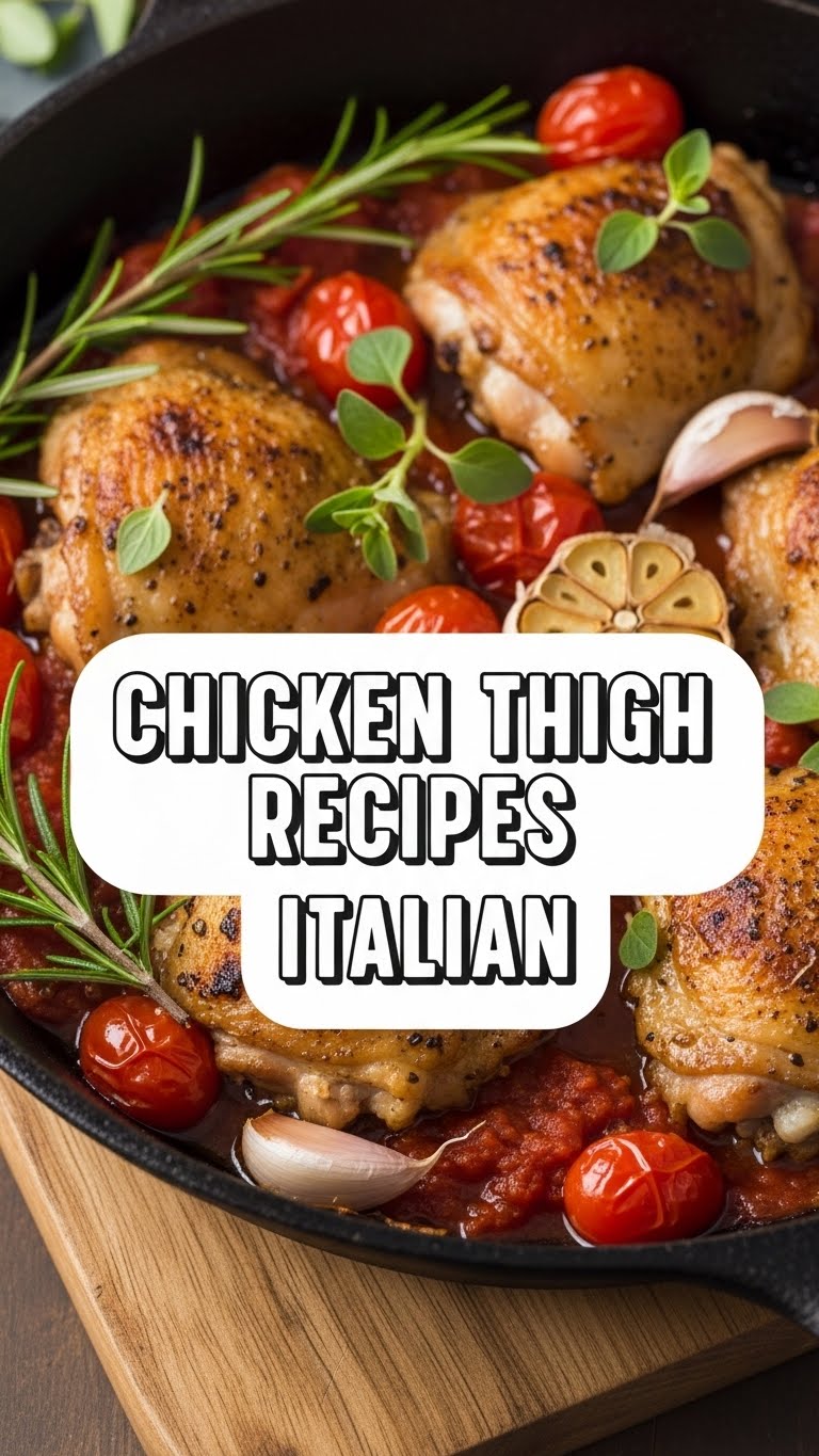 Chicken Thigh Recipes Italian