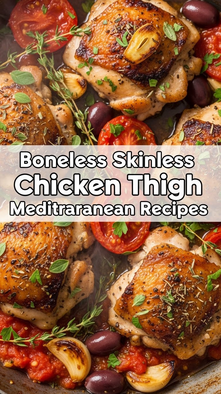 Boneless Skinless Chicken Thigh Mediterranean Recipes