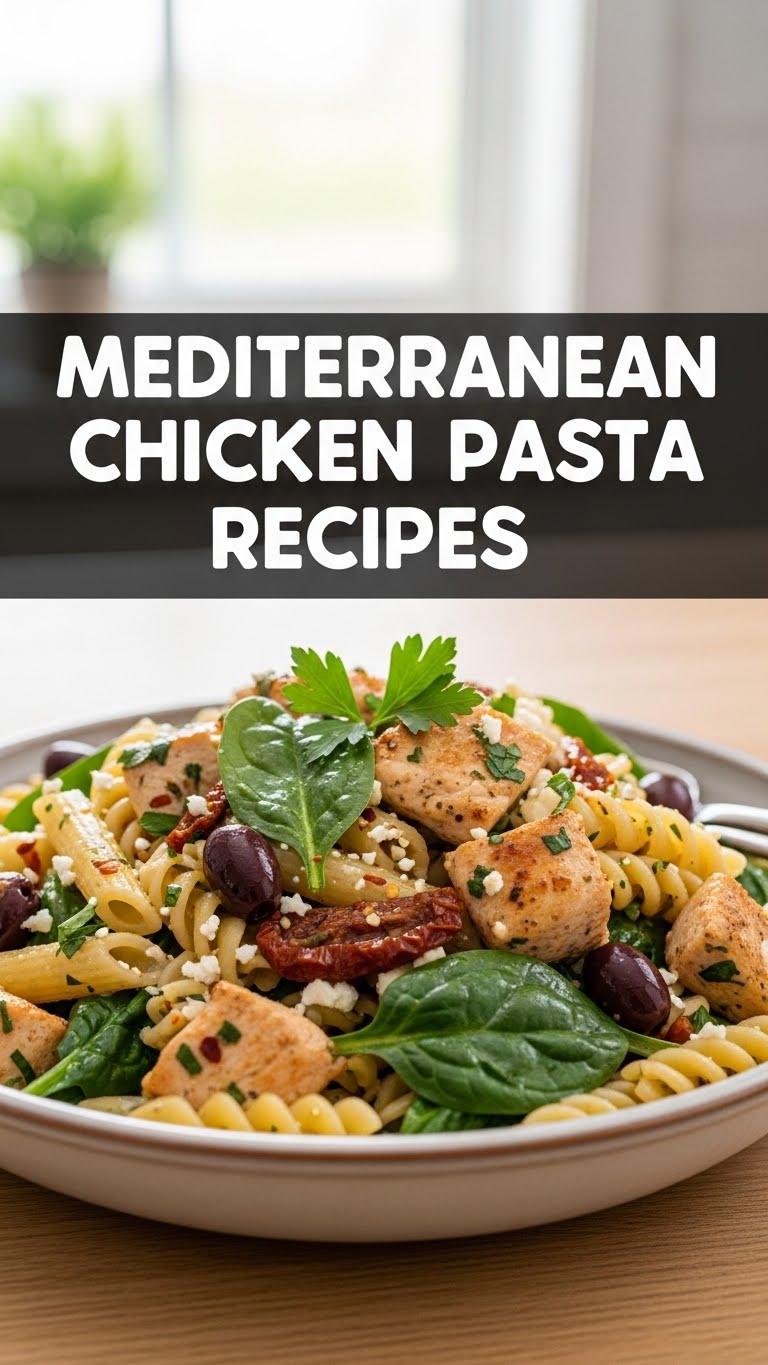 Mediterranean Chicken Pasta Recipes