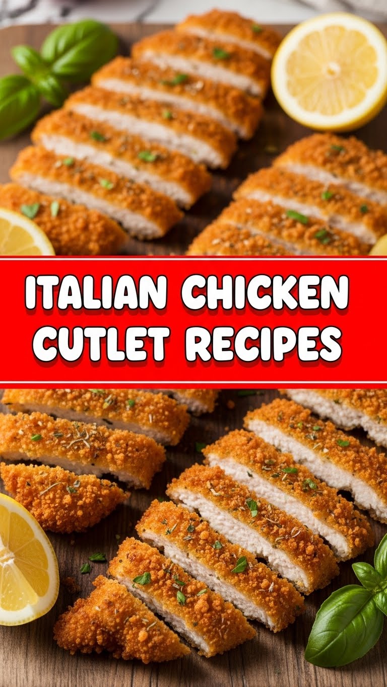Italian Chicken Cutlet Recipes
