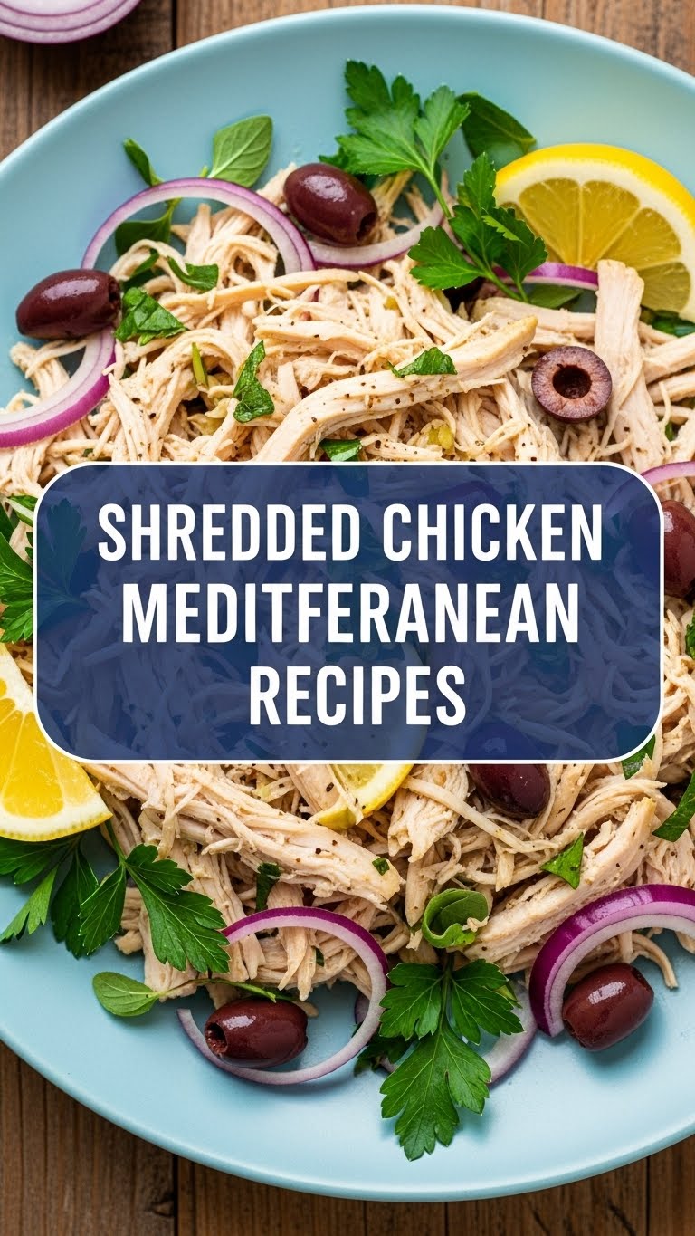 Shredded Chicken Mediterranean Recipes