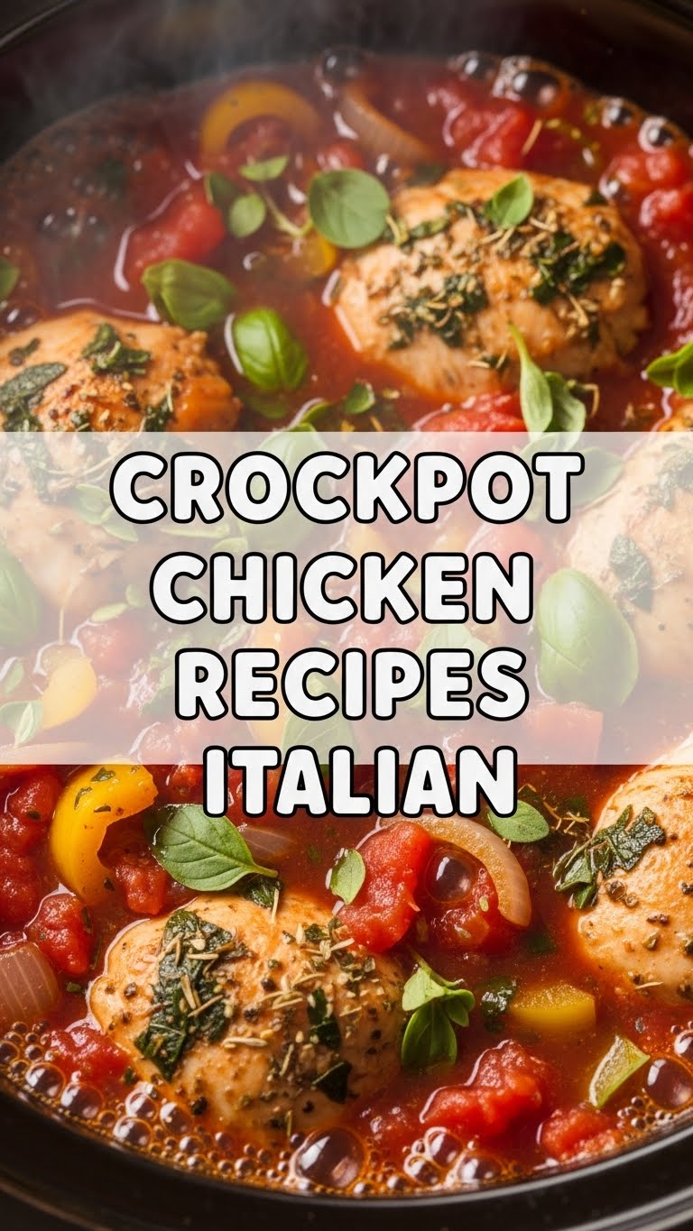 Crockpot Chicken Recipes Italian