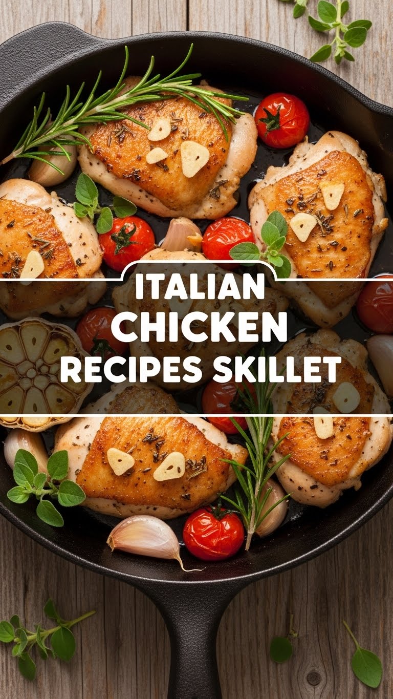 Italian Chicken Recipes Skillet