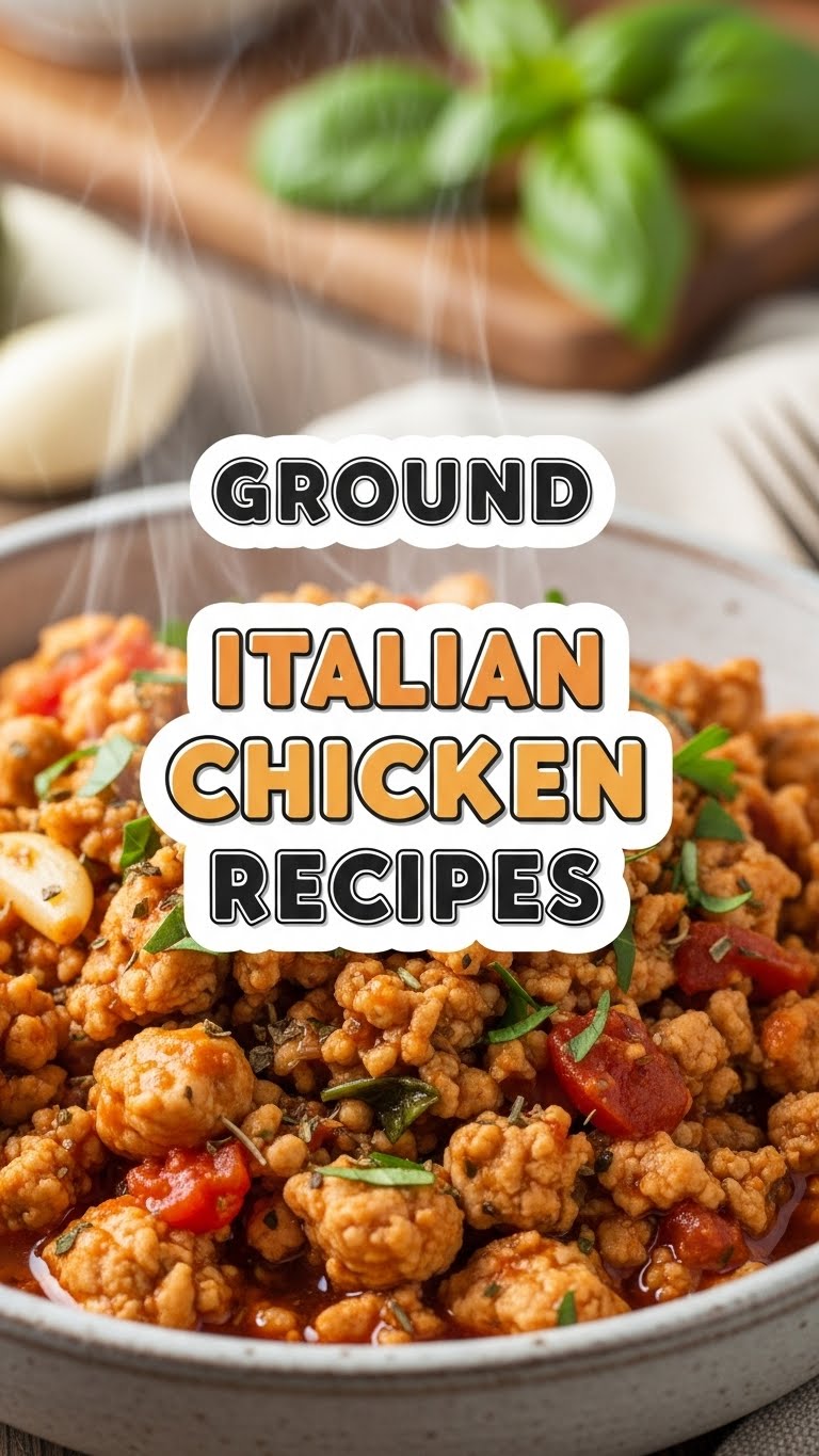 Ground Italian Chicken Recipes