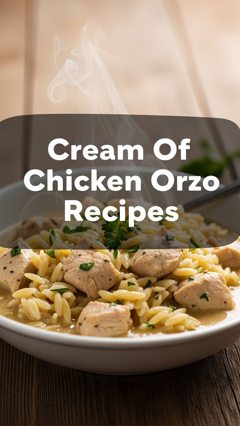 Cream Of Chicken Orzo Recipes