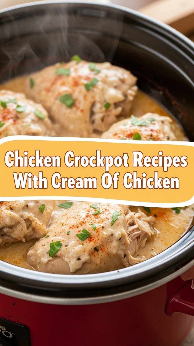 Chicken Crockpot Recipes With Cream Of Chicken