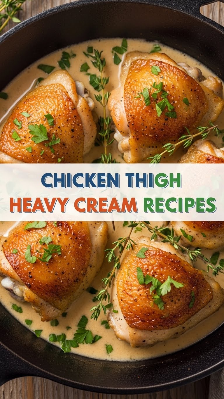 Chicken Thigh Heavy Cream Recipes
