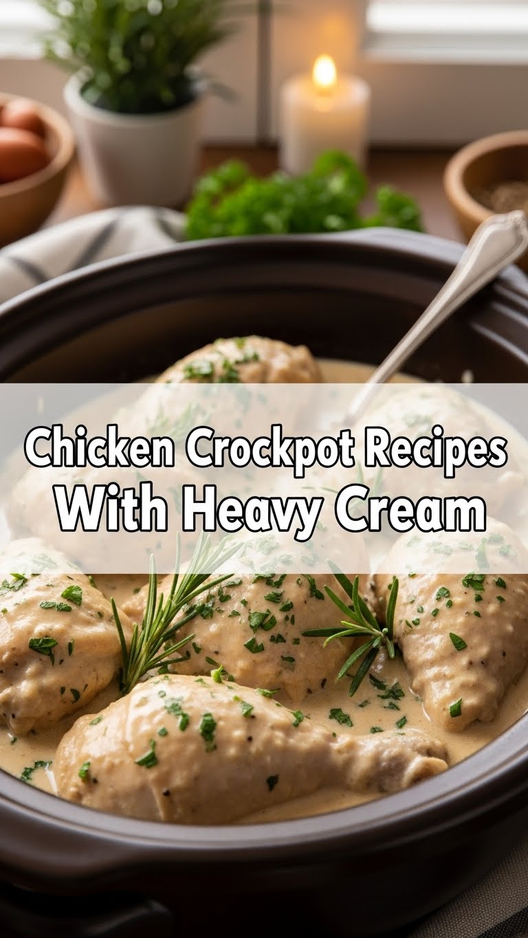 Chicken Crockpot Recipes With Heavy Cream