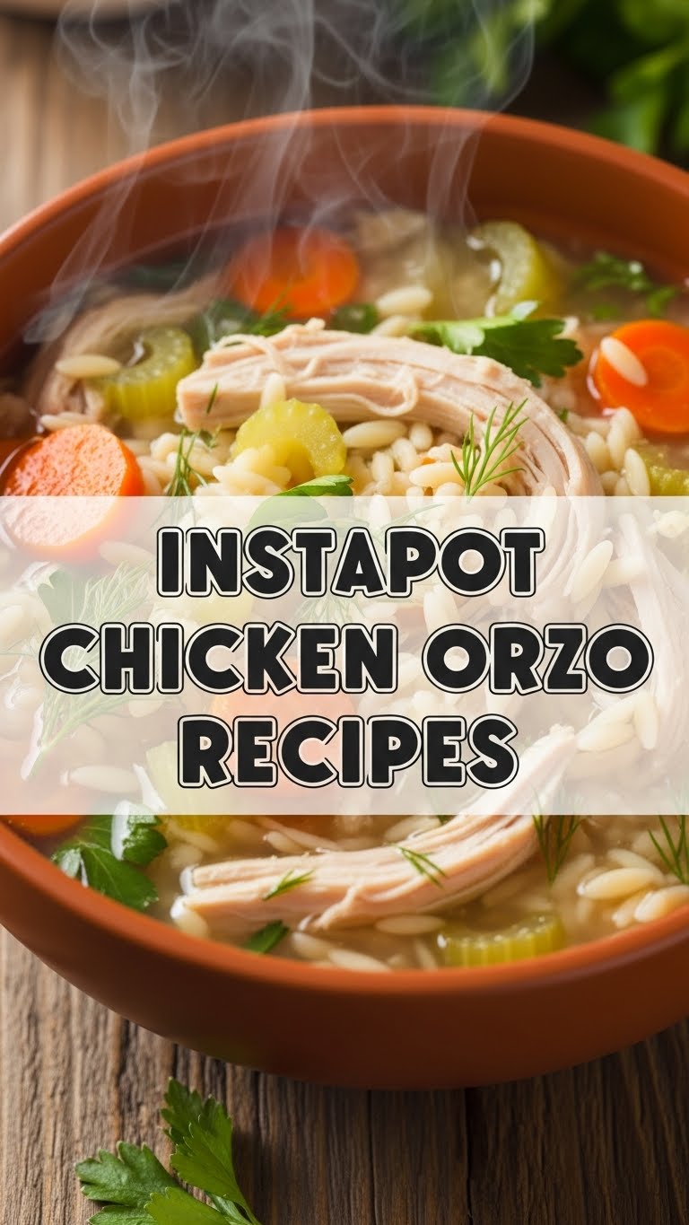 Instapot Chicken Orzo Recipes