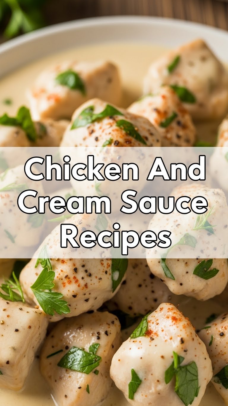 Chicken And Cream Sauce Recipes