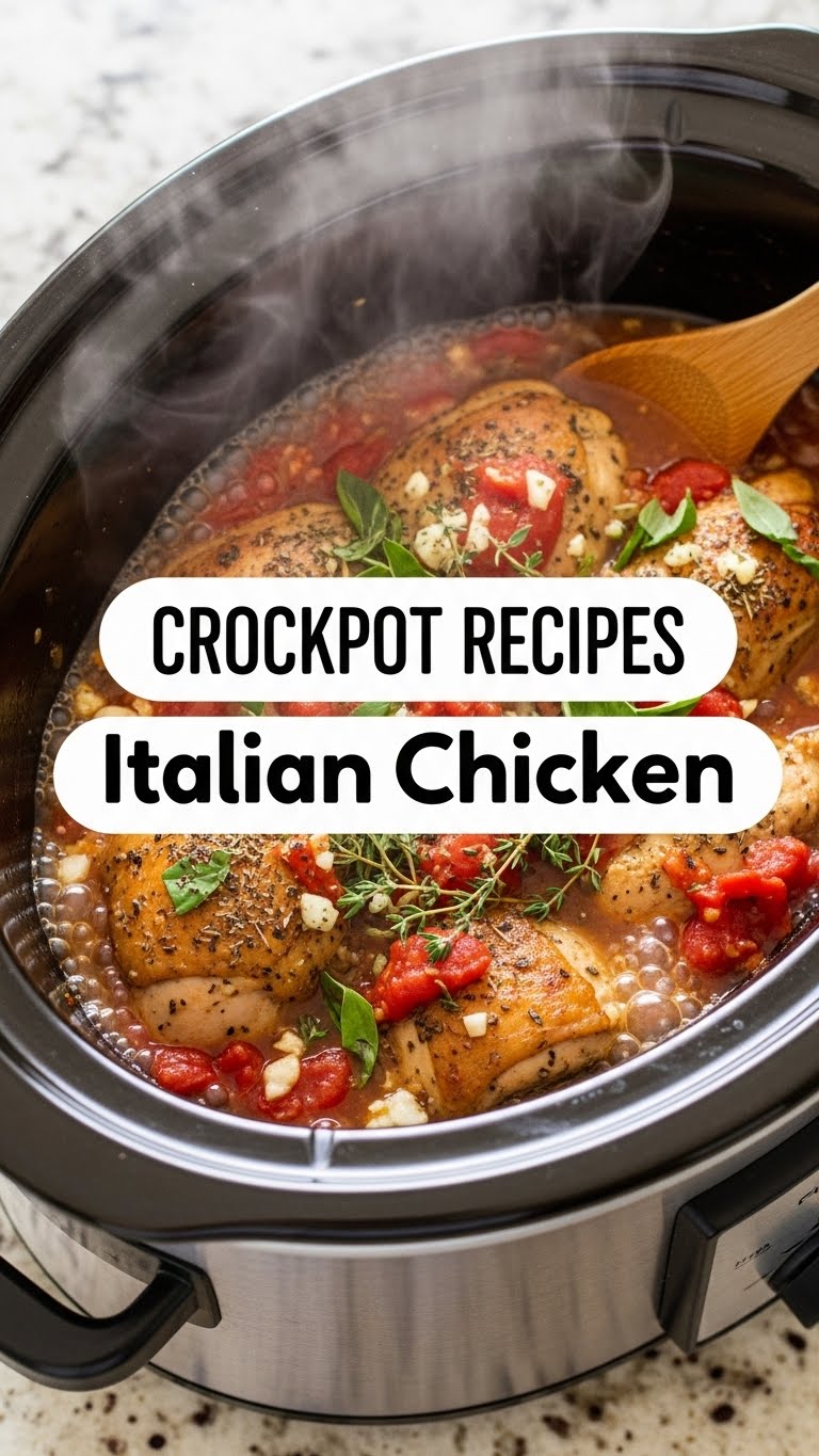 Crockpot Recipes Italian Chicken