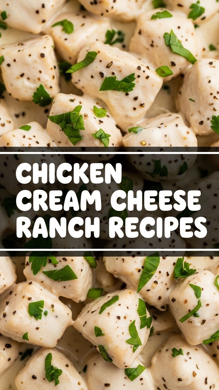 Chicken Cream Cheese Ranch Recipes