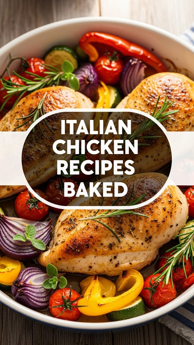 Italian Chicken Recipes Baked