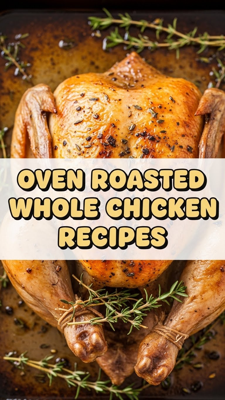 Oven Roasted Whole Chicken Recipes