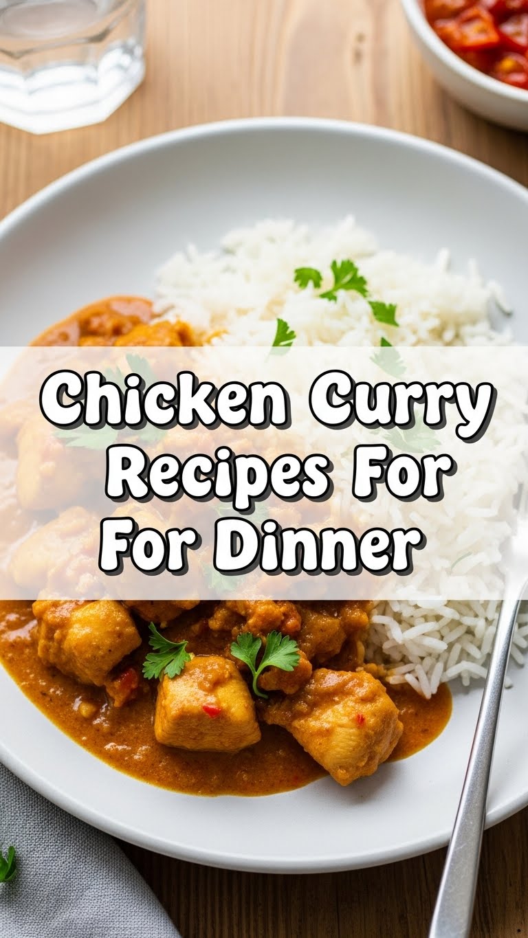 Chicken Curry Recipes For Dinner