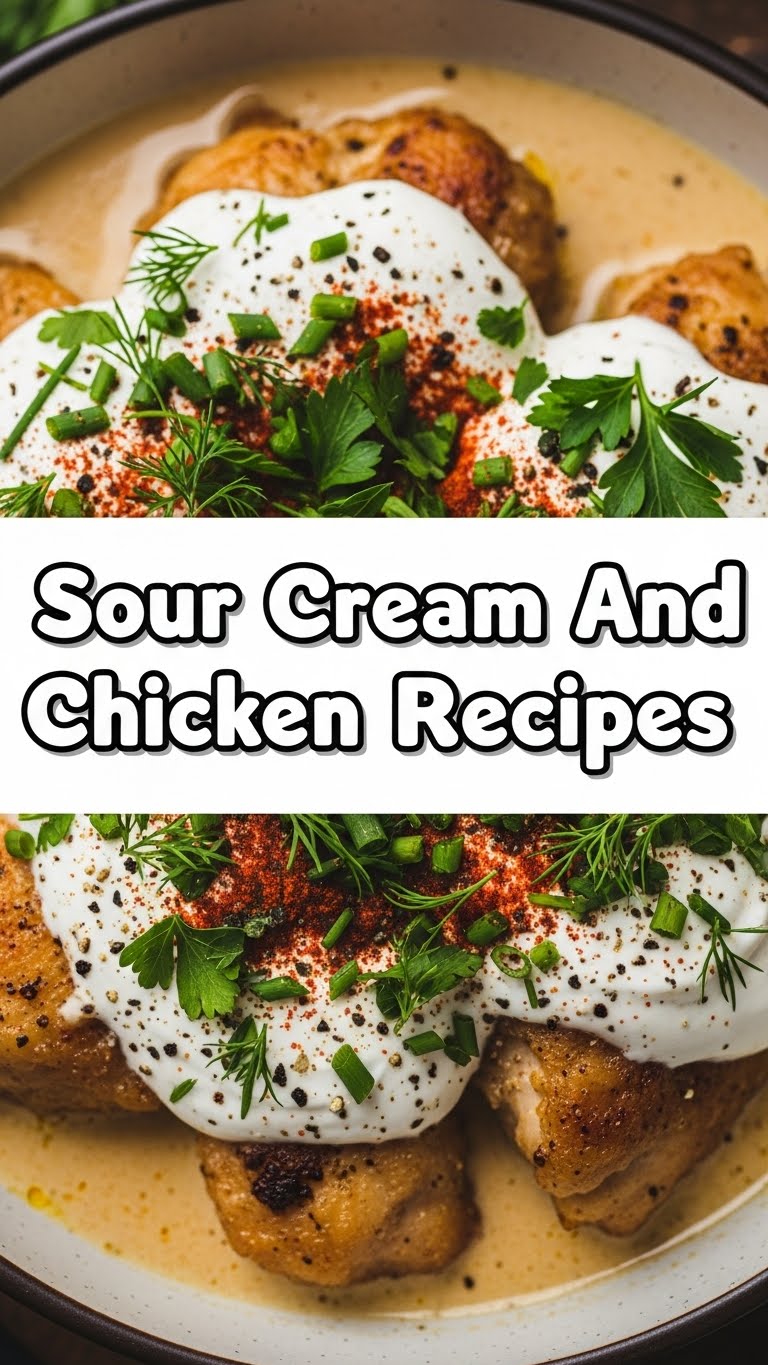 Sour Cream And Chicken Recipes