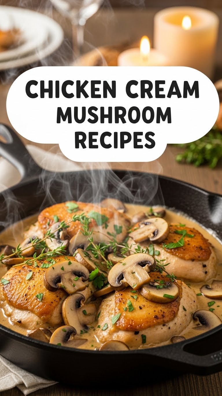 Chicken Cream Mushroom Recipes