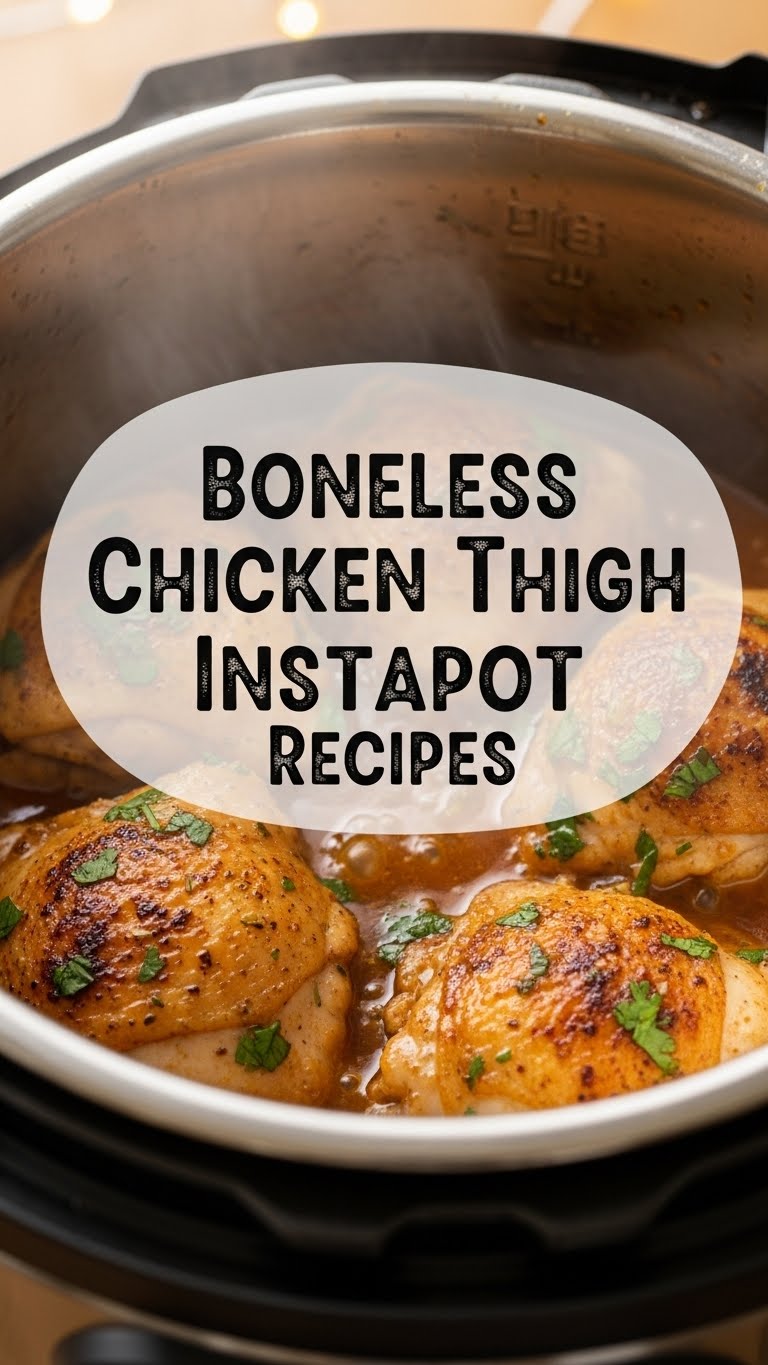 Boneless Chicken Thigh Instapot Recipes