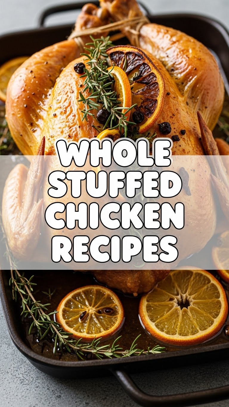 Whole Stuffed Chicken Recipes