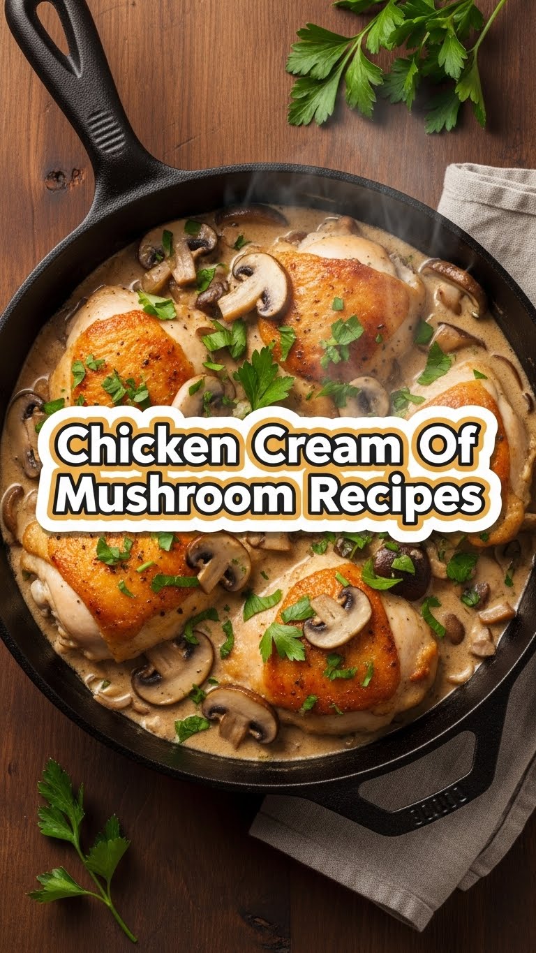 Chicken Cream Of Mushroom Recipes