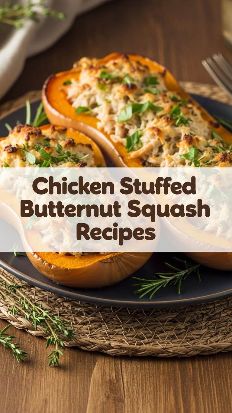Chicken Stuffed Butternut Squash Recipes